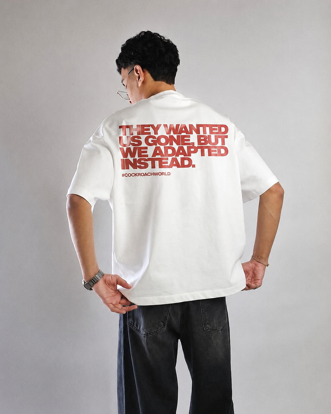 Cockroach World Statement Oversize Tee